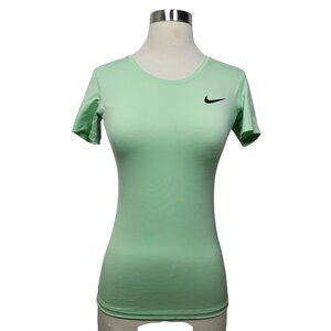 Nike Dri-Fit Green Short Sleeve Athletic Top Women’s Size Small Workout Tee